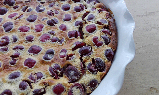 Recipe for French Clafoutis
